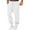 White, variant on Men's Casual Pants, Mens Autumn and Winter High Street Fashion Leisure Loose Sports Running Solid Color Lace Up Pants Sweater Pants Trousers Sweatpants Grey Xl