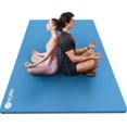 thumbnail image 1 of YR Tapete de Yoga Extra Grande 78x51" 1/2" de Espesor NBR Tapetes de Ejercicio de Espuma para Entrenamiento en el Gimnasio en Casa, Azul, 1 of 8