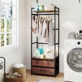 thumbnail image 5 of Costway Clothes Rack with Drawers, Shelves, Side Hooks, Metal Frame for Entryway, Wardrobe, 5 of 10