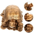 thumbnail image 4 of MasteelfCA Financial Fortune Tortoise Sculpture Money Wealth Turtle Decorative Money Turtle, 4 of 8