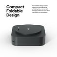 thumbnail image 4 of Powertek 3-in-1 Qi2 15W Tri-Fold Wireless Charge Pad with Stand, Black, 4 of 5