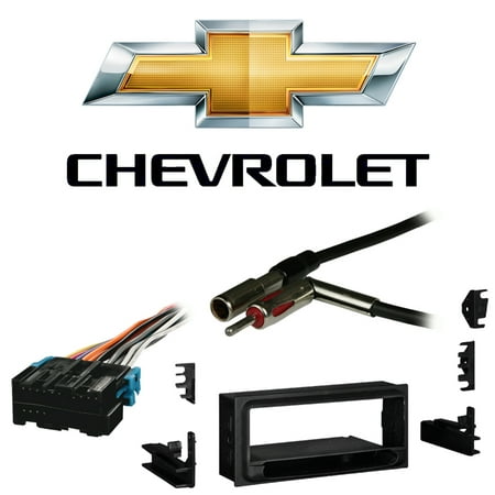 Fits Chevy S-10 Pickup 2002 w/ Factory 1.5 DIN Radio ... radio wiring harnesses walmart 