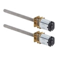 thumbnail image 4 of Speed Reduction Motor, Anti Shock Quiet Running M4 X 55mm Durable DC Gear Motor Red Copper 1000RPM  For Robotic Arm, 4 of 8