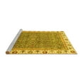 thumbnail image 2 of Ahgly Company Machine Washable Indoor Rectangle Abstract Yellow Modern Area Rugs, 5' x 7', 2 of 4