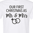 thumbnail image 4 of Inktastic Our First Christmas As Mr and Mrs T-Shirt, 4 of 5