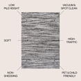 thumbnail image 4 of JONATHAN Y SILK ORCHID 5 x 8 Area Rug, Loom Strie - Black/Gray, SOR200C-5, 4 of 8
