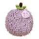 thumbnail image 4 of Toalla de mano Sunnimix de Chenilla Violeta con lazo para colgar, 4 of 8