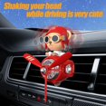 thumbnail image 3 of Ambientadores para coche Dhocwuotl con diseño de oso piloto y 8 tabletas aromáticas, 3 of 6