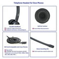 thumbnail image 5 of Cisco Headset with Noise Cancelling Microphone Corded RJ9 Call Center Telephone Headset for Cisco IP Phone CP-7861 7942G 7941G 7945G 7960 7961G 7962G 7965G 7971 7971G 7975G 8841 8861 9951 9971 etc, 5 of 5