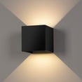 thumbnail image 1 of Aplique de pared LED de 12 W para interior y exterior, resistente al agua IP65, con diseño ajustable, luz blanca cálida de 3000 K, ideal para salón, dormitorio y pasillo., 1 of 4
