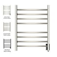 thumbnail image 5 of HEATGENE Towel Warmer, Heated Towel Warmer Rack, Wall-Mounted Hardwired/Plug-in Electric Towel Warmers for Bathroom, Hot Towel Rails - Brushed, 5 of 10