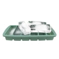 thumbnail image 4 of Fieroe Ice Cube Mold Clearance Sale, Silicone Ice Cube Cube Mold 6Pcs with Lid Green, Strip Shape Ice-Cube Maker Silicone Ice Tray Mold Storage Container with Cover, Cooking Utensils, 4 of 8
