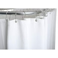 thumbnail image 6 of Utopia Alley  Waffle Weave Clawfoot Tub Shower Curtain 180 x 70 Inch Wrap Around White, 6 of 10