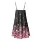 thumbnail image 5 of Vestidos hasta la rodilla estampados sin tirantes sin mangas con cuello en V sexy a la moda para mujer Fridja hjkh6638, 5 of 5