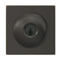 thumbnail image 3 of Schlage F51A PLY 622 COL Plymouth Knob with Collins Trim Keyed Entry Lock Matte Black, 3 of 5
