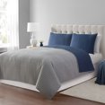 thumbnail image 3 of Mainstays Navy Patchwork 2Pk Standard Shams, 3 of 5