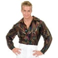 thumbnail image 2 of Mens Sequin Disco Shirt Halloween Costume, 2 of 2