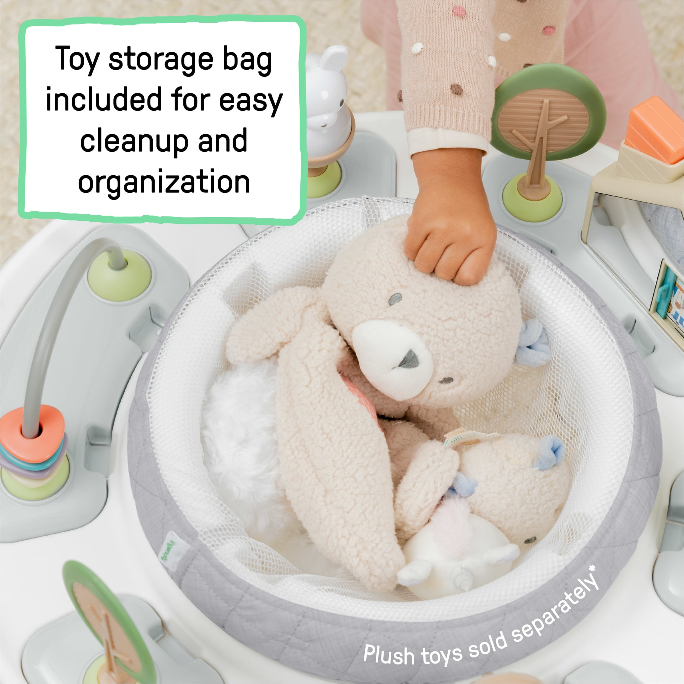 知育玩具 spring2 Ingenuity Spring & Sprout 2-in-1 Baby Activity Center Jumper