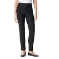 thumbnail image 1 of Pantalón ajustado para mujer Gloria Vanderbilt negro talla 30", 1 of 1