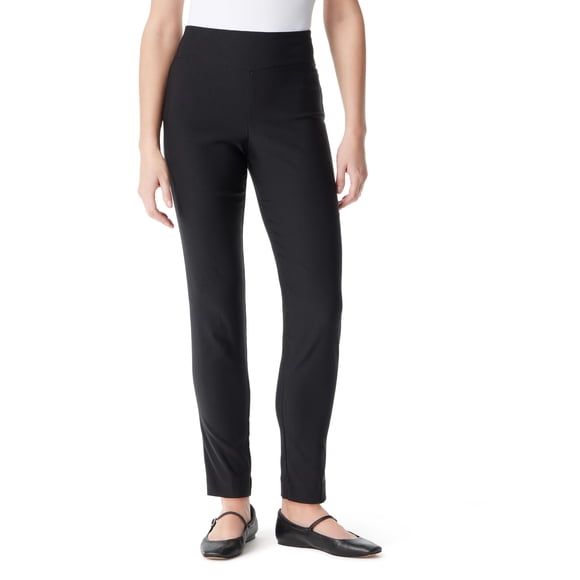 Pantalón ajustado para mujer Gloria Vanderbilt negro talla 30"