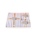 thumbnail image 2 of Juego de toallas de baño de 3 piezas en color gris afelpado: 1 toalla de baño,1 toalla de mano y 1 toallita facial. Toallas de lino suaves y altamente absorbentes para el baño. Rkxzt, 2 of 8