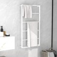 thumbnail image 1 of vidaXL Towel Rack White 60x10x116 cm Steel, 1 of 4