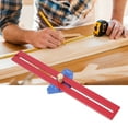 thumbnail image 4 of Fosa Line Ruler, Practical Aluminum Alloy Great Workmanship Carpenter Ruler, Measuring For Home Outdoor Woodworking, 4 of 8