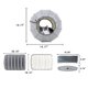 thumbnail image 5 of Cave Toy Ball, Plegable funciones Resistente arañazos Interior Cat Tent Cat Tunnel Tube Interactive Bed Cave Condominium, Lavable a Gloria Cama cueva de fieltro para gatos, 5 of 9