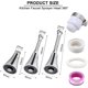 thumbnail image 2 of WUHECOME Cabezal de grifo de cocina Acero inoxidable + ABS Cabezal de rociador de 19 cm Grifo de cocina Giratorio de 360 ° Colador de ahorro de agua Antisalpicaduras 3 modos para cocina Baño Cocina brillar Electrónica, 2 of 5