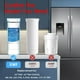 thumbnail image 2 of Reemplazo Waterdrop XWF para refrigerador GE® XWF, filtro de agua GE® XWF, WR17X30702, 3 filtros, 2 of 5