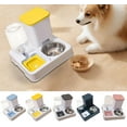 thumbnail image 5 of Cat Feeder and Water Dispenser, 2 in 1 Automatic Pets Feeder, Pet Food Bowls, Pet Supplies for Small Medium Large Breed Cat, Purpose Large Capacity Dog Bowl Drinking Water, 5 of 8