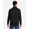 thumbnail image 3 of CORE365 CE404 Men's Market Snag Protect Mesh Colorblock Quarter-Zip Pullover-BLACK/ CARBON-5XL, 3 of 6