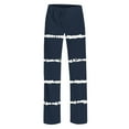 thumbnail image 3 of breaise Wide Leg Pants for Girls Baggy Casual Palazzo Pants Stripe Lounge Trousers with Pockets, 3 of 8