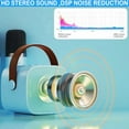 thumbnail image 3 of Karaoke Machine for Kids,Mini Karaoke Machine for Kids Adults,Portable Bluetooth Speaker with 1 Wireless Microphones,Christmas Birthday Toys Birthday Gifts for Girls 4,5,6,7,8+ Years Old Kid, 3 of 7