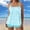 Blue, variant on Two Piece Bathing Suit Swimsuits Women Tummy Control Bathing Suits Women Loose Plus Size Bikini Women