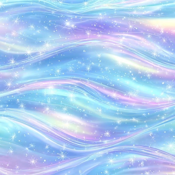 Peel and Stick Wallpaper Iridescent Sparkling Waves Blue Purple Hues Wall Mural 23.6in x 9.8ft Self Adhesive Removable Wall Paper Renter Friendly Wallpaper for Nursery Bedroom Cabinets