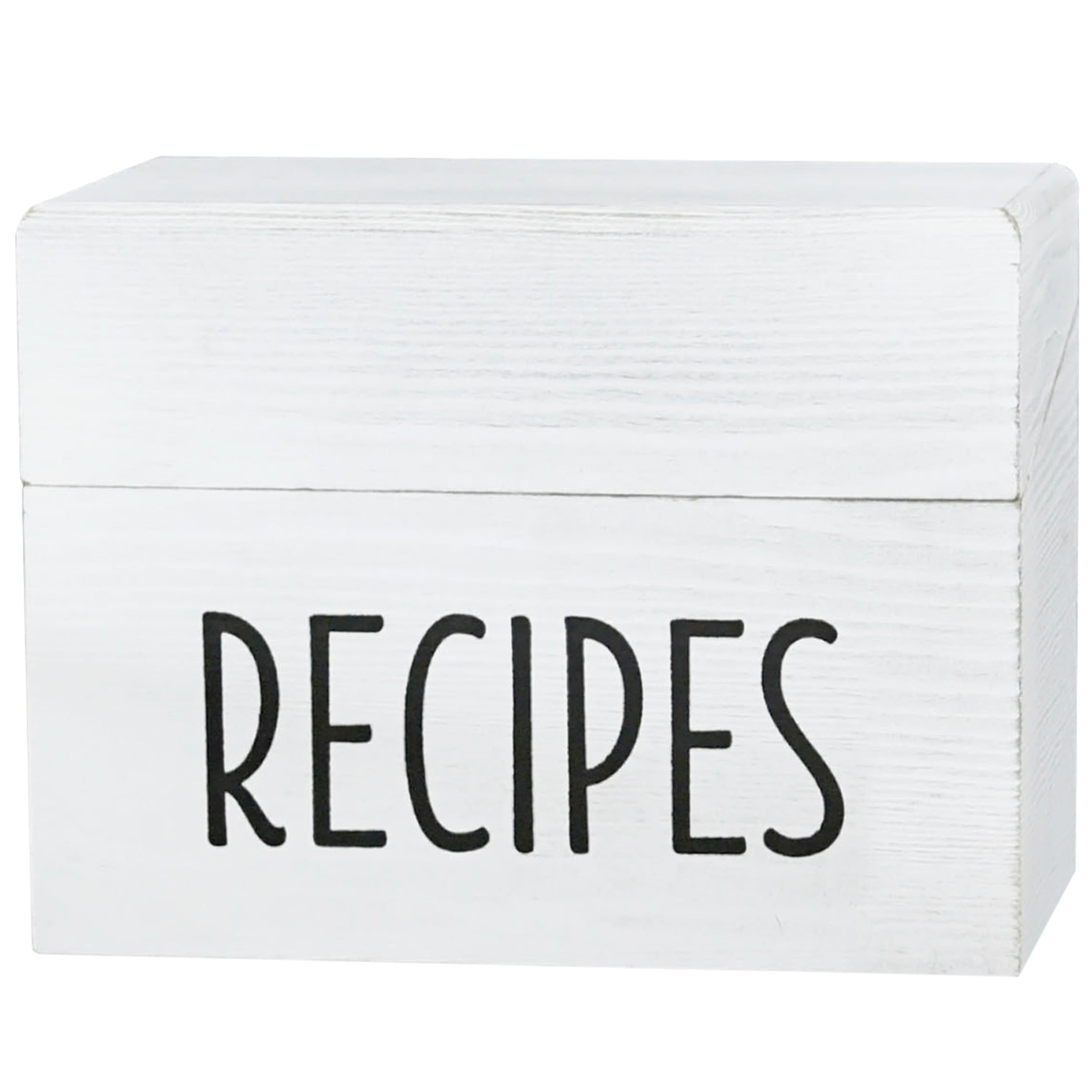 and Recipe Holder Recipe Box with 100 4x6 Recipe Cards 10 Card Dividers 