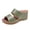 Green, variant on VerPetridure Women's Sandals Summer Casual Plus Size Hollow Open Toe Wedges Roman Sandals