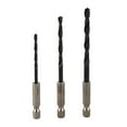 thumbnail image 5 of 15 pcs High Speed Steel Titanium Coated Drill Bits Set 3 4 5 mm Hex Shank,1 x Drill Bits Set (15pcs）, 5 of 8