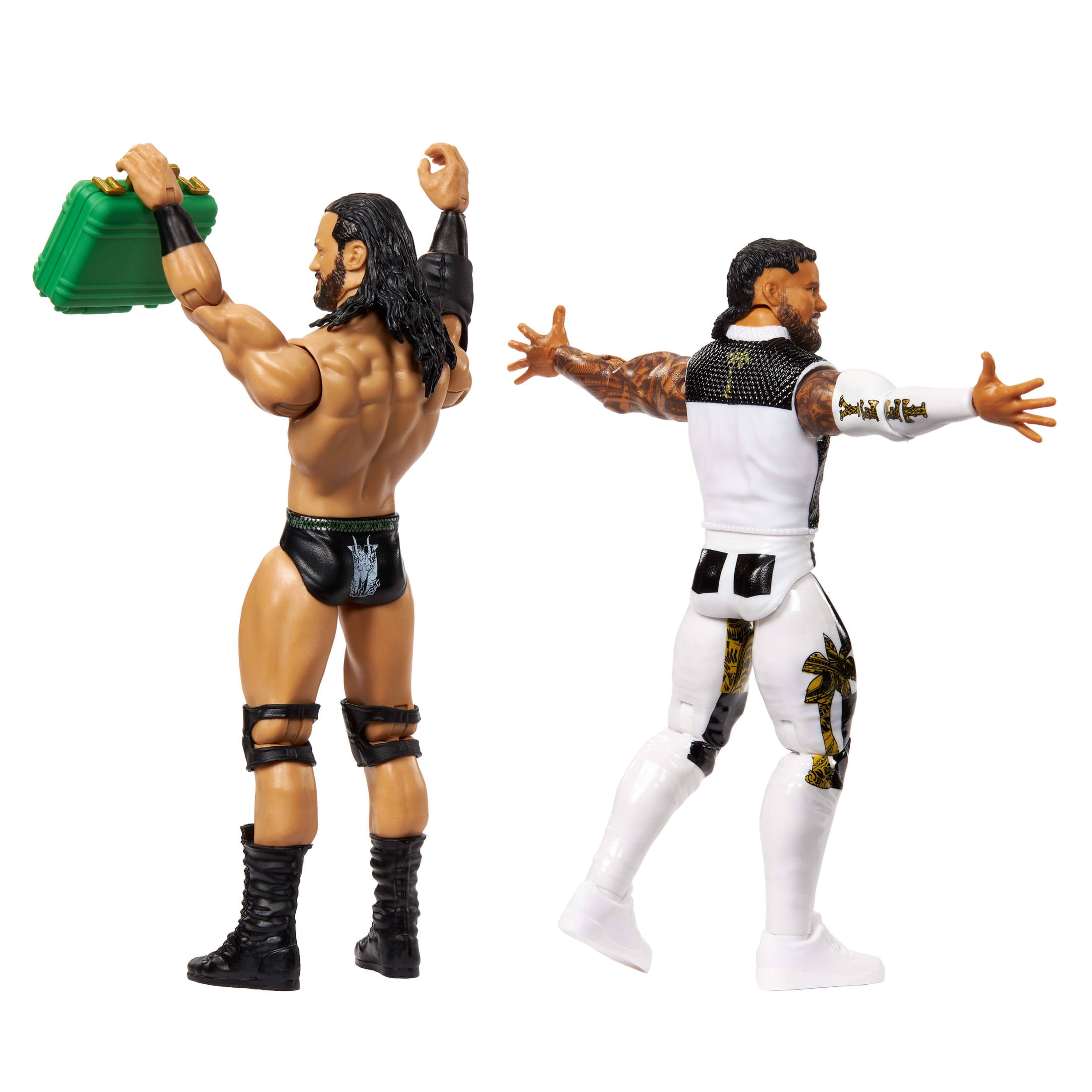WWE Main Event Showdown Jey Uso vs Drew McIntyre Action Figures Set, Series #23 6-inch Collectibles