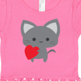 thumbnail image 3 of Inktastic Heart Cat Gift Baby Girl Dress, 3 of 4