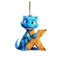 thumbnail image 5 of 26 Letters Christmas Ornament Cute Animal Christmas Acrylic Ornament Christmas Tree Decoration Pendant Christmas Ornaments Car Holiday Ornament Car Pendant Multi-color 26672.1, 5 of 5