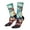 2 Black-2, variant on Western Style Bald Eagle Crew Socks for Men & Women, Breathable Casual Athletic Ankle Socks