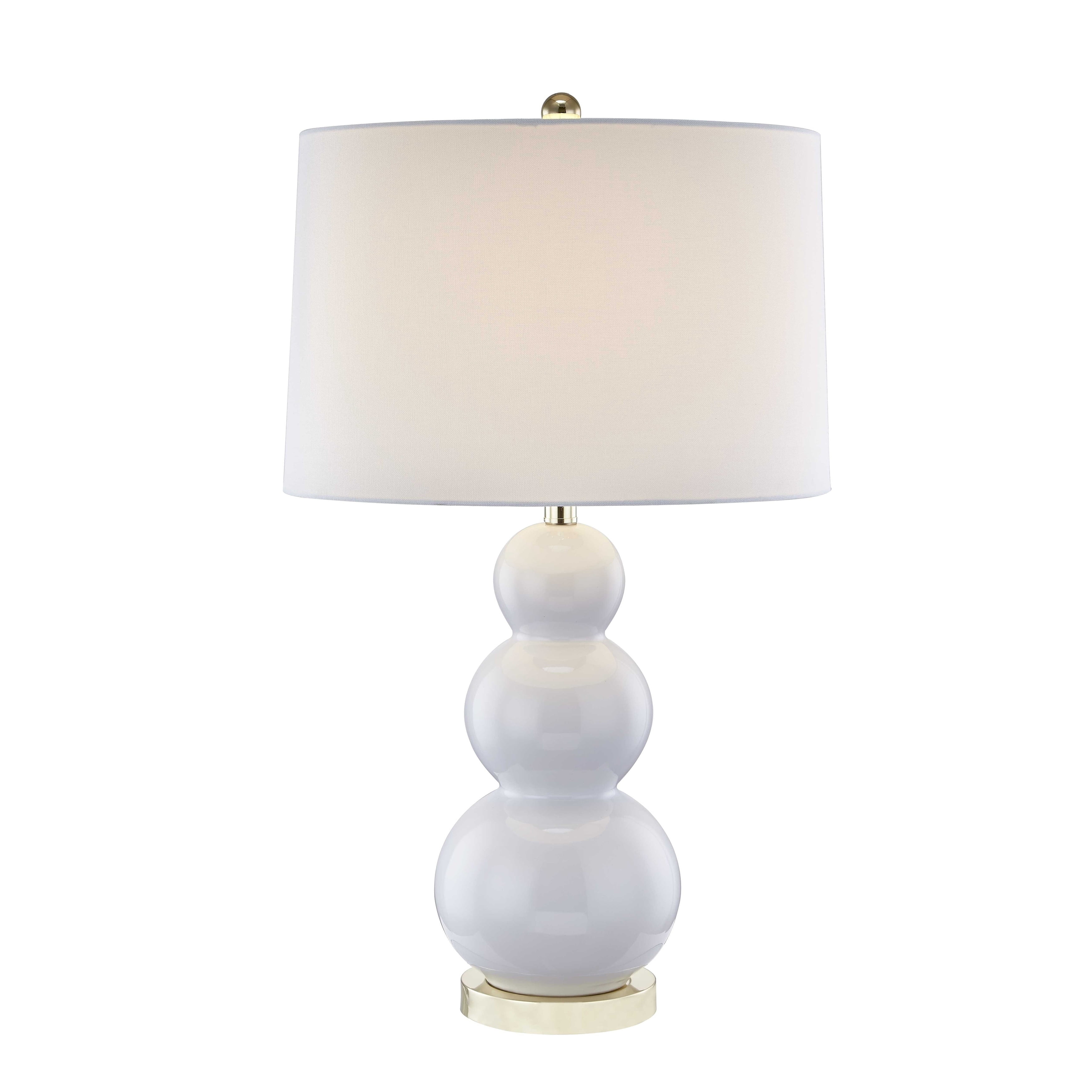 Benzara Contemporary Style Ceramic Table Lamp with Triple ...