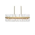 thumbnail image 3 of Serephina 42 inch crystal rectangle chandelier light in satin gold, 3 of 5