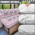 thumbnail image 6 of XYZCANDO Heart Rv Dinette Cushion Covers Dwarf Bench Cushion Easy to Install Rv Accessories for Inside Sofa Covers for 2 Cushion Couch Comfortable Rv Dinette Cushions Furniture Covers White, 6 of 7