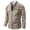 Beige, variant on Men's Sweater Jackets Full Zipper Turtleneck Long Sleeve Striped Cardigan Casual Warm Stretchy Knit Fall Winter Outwear Fashion Outfit