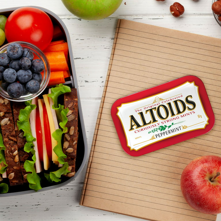 Altoids Classic Peppermint Breath Mints, 1.76-Ounce Tin (Pack of 12)