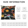 thumbnail image 5 of Nawypu Record Square Cushion Covers Set of 2 Vintage Disc Print Reversible Throw Pillow Covers for Kids Decor CD Musical Pattern Pillow Covers Home Decor Guitar Instruments Popstar Party 18 x 18-Inch, 5 of 5