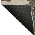 thumbnail image 5 of Addison Rugs Chantille Indoor/Outdoor Transitional Lodge Chocolate Machine Washable Rectangle Rug, 9' x 12', 5 of 8